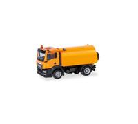 Herpa 321617 1:87 MAN TGS LKW Spazzatrice Comunale Arancione, Neu