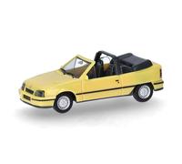 Herpa 421027 Opel Kadett Gsi Cabrio modello auto giallo x carro bisarca H0 1:87