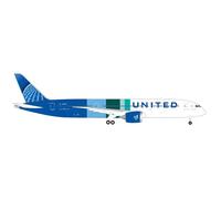 Herpa 538565 - 1/500 United Airlines Boeing 787-9 Dreamliner "Il Futuro È SAF"