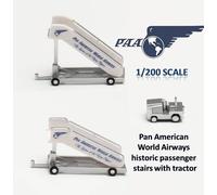 HERPA 571906 1/200, trattore storico per scale passeggeri Pan American...