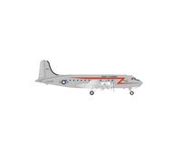 herpa modello aereo US Air Force Douglas C-54 Skymaster “Rosinenbomber”, miniatura in scala 1:200, pezzo da collezione, senza supporto, metallo