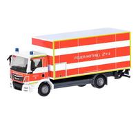 Herpa 98076 0 H0 Veicolo di emergenza modello MAN Camion a valigetta TGM con bo