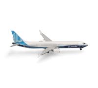 Herpa aereo in miniatura Boeing 737 Max 10, miniatura in scala 1:500, pezzo da collezione, modello di aereo senza base, metallo
