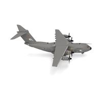 Herpa aereo in miniatura Luftwaffe Airbus A400M Atlas - LTG62 / Air Transport Wing 62, Wunstorf “10 Anni A400M”, miniatura in scala 1:200, pezzo da collezione, modello di aereo con base, metallo