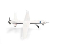 Herpa aereo in miniatura NASA MQ-9A "Ikhana", Armstrong Flight Research Center, Edwards Air Base, miniatura in scala 1:72, pezzo da collezione, modello con base, metallo