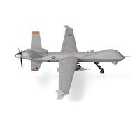 Herpa aereo in miniatura U.S. Air Force MQ-9A Reaper Block 5 - New York Air National Guard, 108th Attack Squadron, miniatura in scala 1:72, pezzo da collezione, modello con base, metallo