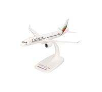 Herpa aereo Snap-Fit in miniatura Bulgaria Air Airbus A220-300, miniatura in scala 1:200, pezzo da collezione, modello con base, plastica