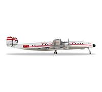 herpa- Aereo TWA-Trans World Airlines Lockheed, Ailes/Avions de collecte, Multicolore, 558372-001