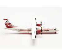 herpa aeromodello Alliance Air ATR-72-600 VT-AIY, scala 1:200 - Modello di aereo, modello di aereo da collezione, miniatura deco, aeroplano in metallo senza supporto