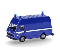herpa Basic modello di auto VW LT furgone tetto alto THW, in scala 1:87, modello base economico, tedesco, statuetta plastica