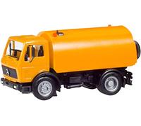 Herpa Basic modello di camion Mercedes-Benz S Schörling spazzatrice "comunale", in scala 1:87, modello base economico, tedesco, statuetta plastica