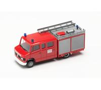 Herpa modello di auto Mercedes-Benz T2 LF 8/6 "Feuerwehr" (Herpa BASIC), in scala 1:87, pezzo da collezione, modello tedesco, statuetta plastica