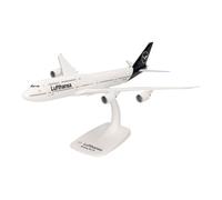 Herpa - Boeing 747-8, Intercontinental, biplano Lufthansa, Ali, modellismo aereo con supporto, modellismo, modellini in scala, oggetto da collezione, press fit