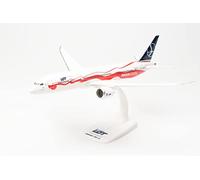 herpa aeromodello Boeing 787-9 Polish Airlines Orgoglio dell'indipendenza della Polonia, scala 1:200 - SnapFit, modello di aereo, modello di aereo, miniatura deco, modello a innesto con supporto