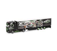 herpa Camion DAF XG+ con telone TET/Jubiläum, modello in scala 1:87, da collezione, Made in Germany, plastica
