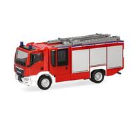 Herpa camion in miniatura MAN TGM CC Z-Cab "Vigili del fuoco", miniatura in scala 1:87, pezzo da collezione, Made in Germany, plastica