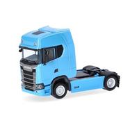 Herpa camion in miniatura Scania CS 20 HD trattore 2 assi, azzurro chiaro, miniatura in scala 1:87, pezzo da collezione, Made in Germany, plastica