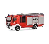herpa Camion MAN TGM CC Z-Cab Bundeswehr/Feuerwehr, miniatura in scala 1:87, pezzo da collezione, Made in Germany, plastica