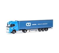 herpa Camion modello DAF XG CTJ (Renania Settentrionale-Vestfalia/Dormagen), miniatura in scala 1:87, da collezione, made in Germany, plastica