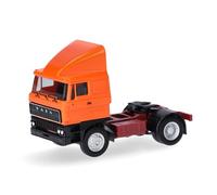 herpa camion modello RABA motrice a 2 assi, arancione, miniatura in scala 1:87, da collezione, Made in Germany, plastica