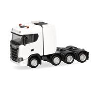 Herpa 315753-003 - 1/87 Scania CS 20 ND Trattore Pesante 4 Assi, Bianco - Nuovo