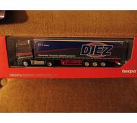 Herpa, DAF XF Ssc Lowliner-Sattelzug " Spedizione Diez " No. 311274