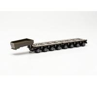 herpa servizio ricambi, accessori per modelli, Semirimorchio Goldhofer THP-SL, 1 pz., scala 1:87, modellino di camion, accessori per modellismo, accessori per modelli in miniatura in plastica