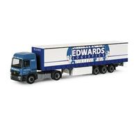 Herpa HER152624-MERCEDES Actros L 02 4x2 con rimorchio a 3 assi Edwards Logistics-scala 1/87