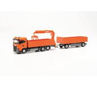 Herpa Iveco S-Way ND con rimorchio e braccio gru 1:87 316217 modellismo