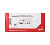 herpa Kit di montaggio MiniKit MAN TGE/VW Crafter veicolo distribuzione pacchi, bianco, miniatura in scala 1:87, da collezione, per modellismo, in plastica