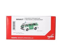 Herpa Kit di montaggio MiniKits VW T3 Bus "Polizei", miniatura in scala 1:87, pezzo da collezione, kit di modellismo, plastica