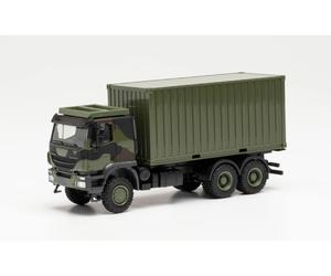 Herpa military 746793 Iveco Trakker camion modello militare container H0 1:87