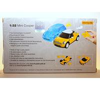herpa- Mini Cooper Divertente Puzzle 3D 80657074-Mini, Giallo, 80657074