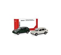 Herpa MiniKit 012836-002 - 1/87 Porsche Cayenne Turbo, Verde/Bianco - Nuovo