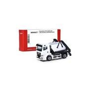 Herpa MiniKit 013987 - 1/87 MAN TGS NN Absetzkipper AK12, Bianco - Nuovo