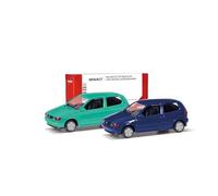 Herpa MiniKit VW Polo 2 porte, Pistachio/Chagall Blue, scala 1:87, kit da collezione, plastica