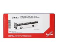 Herpa modelkit bus MiniKit Setra 215 SL, bianco (1 pezzo), in scala 1:87, kit di modellismo, pezzo da collezione, statuetta in plastica