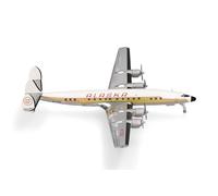 herpa Modellino aereo Alaska Airlines Lockheed L-1649A Starliner, miniatura in scala 1:200, pezzo da collezione, modello senza supporto, metallo