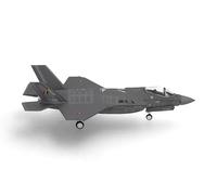 Herpa Modellino aereo Belgian Air Component Lockheed Martin F-35A Lightning II, Luke Air Base, miniatura in scala 1:200, pezzo da collezione, modello di aereo senza base, metallo