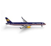 herpa Modellino aereo Icelandair Boeing 757-300 "100 Years Icelandic Independence - TF-ISX Þingvellir, miniatura in scala 1:500, da collezione, senza supporto, in metallo