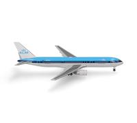 herpa modellino aereo KLM Boeing 767-300, miniatura in scala 1:500, pezzo da collezione, modello senza supporto, metallo