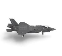 Herpa Modellino aereo Royal Danish Air Force Lockheed Martin F-35A Lightning II, miniatura in scala 1:200, pezzo da collezione, modello di aereo senza base, metallo