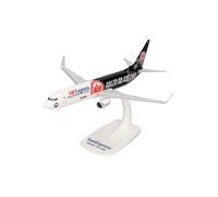 herpa Modellino aereo Snap-Fit Sun Express Boeing 737-800 "Eintracht Frankfurt - SGE Express - Adler im Anflug, miniatura in scala 1:200, pezzo da collezione, modello con supporto, plastica