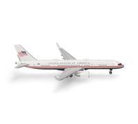 Herpa Modellino Aereo U.S. Air Force Boeing VC-32 Air Force Two | Miniatura fedele per collezionisti di aerei dai 14 anni, modellismo dettagliato, senza base, metallo, scala 1:500