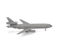 herpa modellino aereo USAF McDonnell Douglas KC-10 Extender - 60th AMW, Travis Air Base (Farewell Edition), miniatura in scala 1:500, da collezione, modello di aereo senza base, metallo
