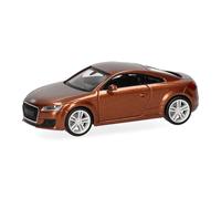 Herpa modellino Audi TT Coupé, ipanema metallizzato, miniatura in scala 1:87, pezzo da collezione, Made in Germany, modello in plastica