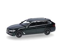 herpa modellino auto BMW Serie 5 Touring (G31), verde Oxford II, miniatura in scala 1:87, da collezione, Made in Germany, modello in plastica