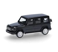 herpa Modellino auto Mercedes-Benz Classe G (W465), nero, miniatura scala 1:87, pezzo da collezione, Made in Germany, modello in plastica