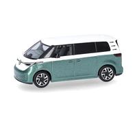 herpa modellino auto VW ID. Buzz bicolore, miniatura in scala 1:87, pezzo da collezione, Made in Germany, modello in plastica