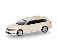 herpa Modellino auto VW Passat Variant GTE Taxi, miniatura scala 1:87, pezzo da collezione, Made in Germany, modello in plastica